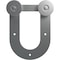 Ekena Millwork Premium Horseshoe Roller Hanger w/ Bolts for Barn Door for 2 1/4" Doors, Silver Metallic GB60015R2SM - alternate 5